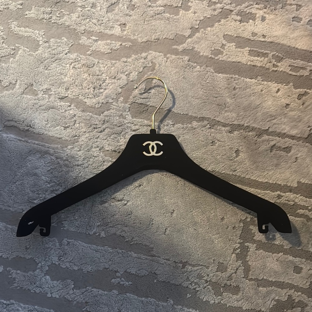Chanel Black and Gold Hanger